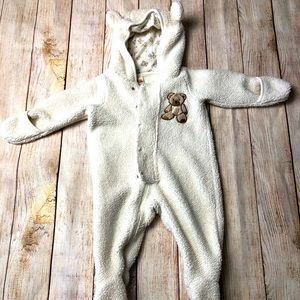 Cuddle Bear Sherpa Snowsuit 6-9months